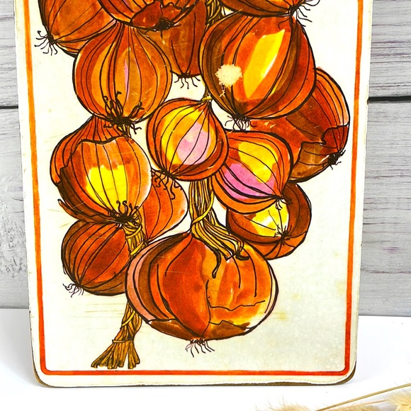 ***SOLD***Gorgeous Vintage 70’s Cutting Board/ Wall Decor - Picture 6 of 12